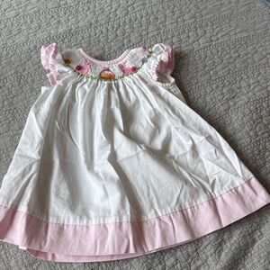 Pink and White Kids Dress